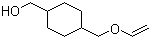 structure of CAS# 114651-37-5, Cyclohexane-1,4-dimethanolmonovinylether;4-[(Ethenyloxy)methyl]-cyclohexanemethanol; 1,4-Bis-(hydroxymethyl)-cyclohexane monovinyl ether; Cyclohexanedimethanol monovinyl ether