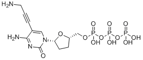 5-Propargylamino-ddCTP molecular structure (CAS 114748-56-0)