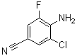 结构式 CAS# 1147558-43-7, 4-氨基-3-氯-5-氟苯甲腈