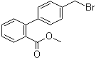 structure of CAS# 114772-38-2, Methyl 4'-bromomethyl biphenyl-2-carboxylate;4'-Bromomethyl-(1,1'-biphenyl)-2-carboxylic acid methyl ester