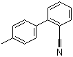 结构式 CAS# 114772-53-1, 2-氰基-4'-甲基联苯; 4-甲基-2-氰基联苯