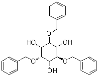 2,4,6-Tri-O-benzyl-myo-inositol molecular structure (CAS 114828-08-9)