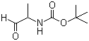 (1-Methyl-2-oxoethyl)carbamic acid tert-butyl ester molecular structure (CAS 114857-00-0)