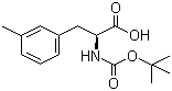 Boc-3-methyl-L-phenylalanine molecular structure (CAS 114873-06-2)