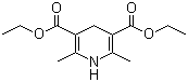 结构式 CAS# 1149-23-1, 2,6-二甲基-1,4-二氢-3,5-吡啶二羧酸二乙酯