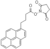 structure of CAS# 114932-60-4, 1-Pyrenebutanoic acid succinimidyl ester;1-Pyrenebutyric acid N-hydroxysuccinimide ester; 4-(1-Pyrene)butanoic acid succimidyl ester; 4-(1-Pyrene)butyric acid N-hydroxysuccinimide ester