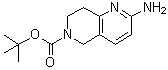 2-Amino-7,8-dihydro-1,6-naphthyridine-6(5H)-carboxylic acid 1,1-dimethylethyl ester molecular structure (CAS 1149333-40-3)