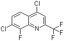 4,7-Dichloro-8-fluoro-2-(trifluoromethyl)quinoline molecular structure (CAS 1150164-86-5)