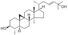 29-Norcycloart-23-ene-3,25-diol molecular structure (CAS 115040-04-5)