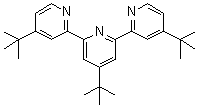 4,4',4''-Tri-tert-butyl-2,2':6',2''-terpyridine molecular structure (CAS 115091-29-7)