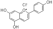 Apigeninidin chloride molecular structure (CAS 1151-98-0)