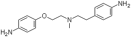 N-甲基-N-(4-氨基苯氧乙基)-4-氨基苯乙胺分子结构 (CAS 115256-13-8)