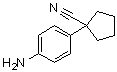 1-(4-Aminophenyl)cyclopentanecarbonitrile molecular structure (CAS 115279-73-7)