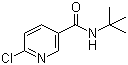 6-Chloro-N-tert-butylnicotinamide molecular structure (CAS 115309-58-5)