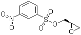 structure of CAS# 115314-14-2, (S)-(+)-Glycidyl nosylate;(2S)-(+)-Glycidyl 3-nitrobenzenesulfonate; (S)-(+)-Oxirane-2-methanol 3-nitrobenzenesulfonate