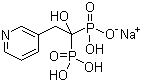 Sodium risedronate molecular structure (CAS 115436-72-1)