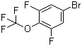 3,5-Difluoro-4-(trifluoromethoxy)bromobenzene molecular structure (CAS 115467-07-7)
