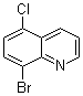 结构式 CAS# 1154741-20-4, 8-溴-5-氯喹啉