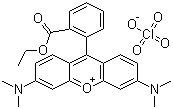 Tetramethylrhodamine ethyl ester perchlorate molecular structure (CAS 115532-52-0)