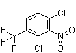 2,4-Dichloro-5-trifluoromethyl-3-nitrotoluene molecular structure (CAS 115571-69-2)