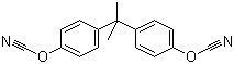 2,2-Bis-(4-cyanatophenyl)propane molecular structure (CAS 1156-51-0)