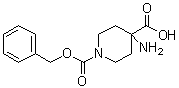 结构式 CAS# 115655-41-9, 4-氨基-1,4-哌啶二甲酸 1-苄基酯