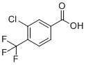3-Chloro-4-(trifluoromethyl)benzoic acid molecular structure (CAS 115754-20-6)