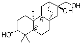 (3alpha,5beta,8alpha,9beta,10alpha,12alpha)-Atisane-3,16,17-triol molecular structure (CAS 115783-44-3)