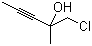 1-Chloro-2-methyl-3-pentyn-2-ol molecular structure (CAS 115823-68-2)