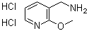 structure of CAS# 1158447-85-8, 2-Methoxy-3-pyridinemethanamine hydrochloride (1:2)