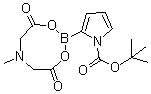 tert-Butyl 2-(6-methyl-4,8-dioxo-1,3,6,2-dioxazaborocan-2-yl)-1H-pyrrole-1-carboxylate molecular structure (CAS 1158984-94-1)