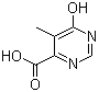 结构式 CAS# 1159010-94-2, 6-羟基-5-甲基嘧啶-4-羧酸