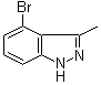 结构式 CAS# 1159511-73-5, 4-溴-3-甲基-1H-吲唑
