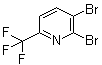 2,3-Dibromo-6-(trifluoromethyl)pyridine molecular structure (CAS 1159512-35-2)