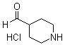 structure of CAS# 1159825-32-7, 4-Piperidinecarboxaldehyde hydrochloride