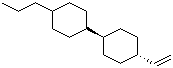 结构式 CAS# 116020-44-1, (反式,反式)-4-乙烯基-4'-丙基-1,1'-联环己烷