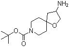 3-Amino-1-oxa-8-azaspiro[4.5]decane-8-carboxylic acid tert-butyl ester molecular structure (CAS 1160246-91-2)