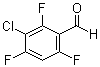 3-氯-2,4,6-三氟苯甲醛分子结构 (CAS 1160573-14-7)