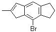 4-Bromo-1,2,3,5-tetrahydro-6-methyl-s-indacene molecular structure (CAS 1163263-99-7)