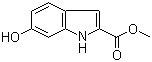 结构式 CAS# 116350-38-0, 6-羟基-1H-吲哚-2-甲酸甲酯
