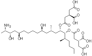 结构式 CAS# 116355-83-0, 烟曲霉毒素 B1