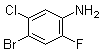 4-Bromo-5-chloro-2-fluorobenzenamine molecular structure (CAS 116369-24-5)