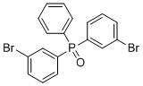 双(3-溴苯基)苯基膦氧化物分子结构 (CAS 1163698-32-5)