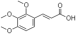 反式-3-(2,3,4-三甲氧基苯基)-2-丙烯酸分子结构 (CAS 116406-19-0)