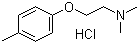 N,N-Dimethyl-2-(4-methylphenoxy)ethanamine hydrochloride molecular structure (CAS 116447-22-4)