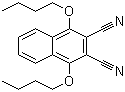 1,4-二丁氧基-2,3-萘二甲腈分子结构 (CAS 116453-89-5)