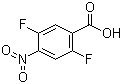 2,5-Difluoro-4-nitrobenzoic acid molecular structure (CAS 116465-48-6)