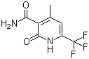 1,2-Dihydro-4-methyl-2-oxo-6-(trifluoromethyl)-3-pyridinecarboxamide molecular structure (CAS 116548-07-3)