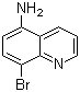 5-Amino-8-bromoquinoline molecular structure (CAS 116632-58-7)