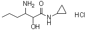 3-Amino-N-cyclopropyl-2-hydroxy-hexanamide hydrochloride (1:1) molecular structure (CAS 1166397-39-2)